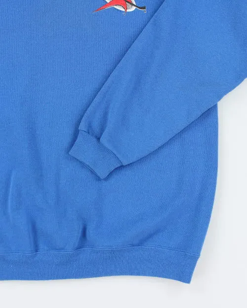 Vintage 90's Hockey Hanes Heavyweight Sweatshirt - M sold by Rokit product image thumbnail 4