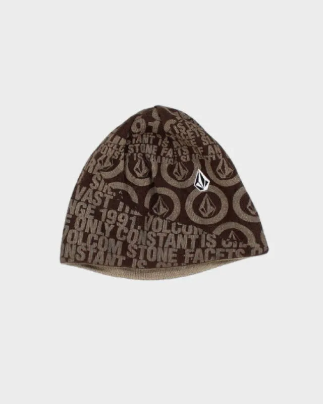 Vintage Y2K Volcom All Over Print Toque Beanie - OS sold by Rokit