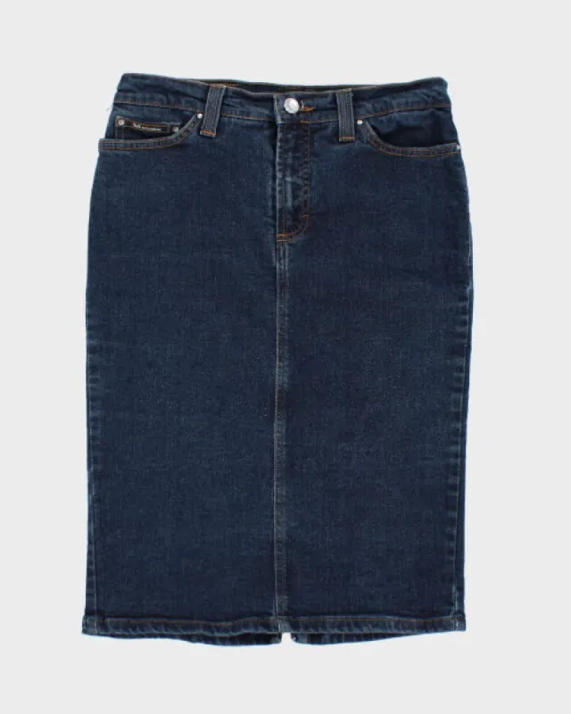 Vintage Dolce & Gabbana Denim Skirt - XS sold by Rokit