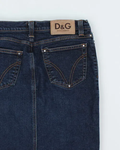 Vintage Dolce & Gabbana Denim Skirt - XS sold by Rokit product image thumbnail 4