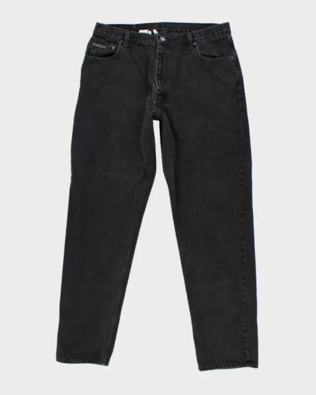 Vintage Calvin Klein Black Jeans - W34 L33 sold by Rokit