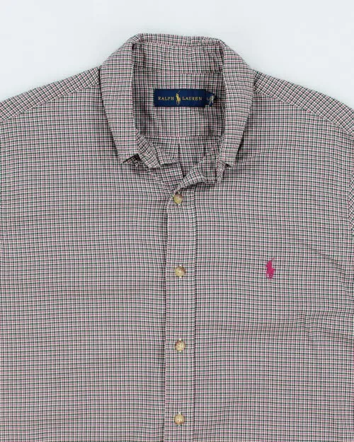Ralph Lauren Purple & Green Check Shirt - L sold by Rokit product image thumbnail 3
