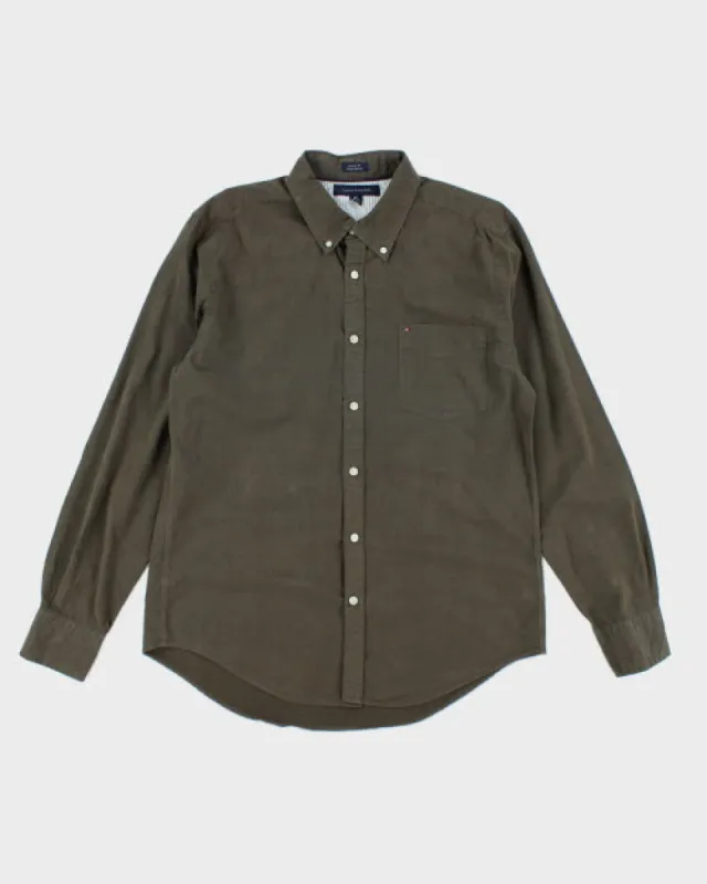 Tommy Hilfiger Khaki Shirt - L sold by Rokit