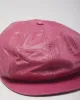 Baker Boy Pink Faux Leather Hat sold by Rokit