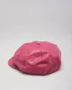 Baker Boy Pink Faux Leather Hat sold by Rokit