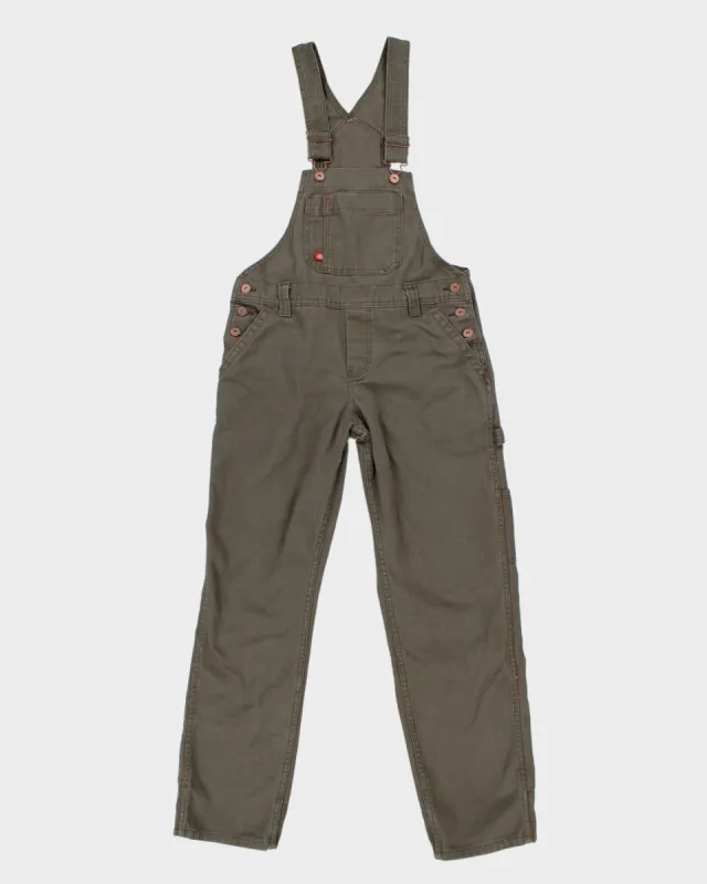 Dickies Green Dungarees - XS sold by Rokit