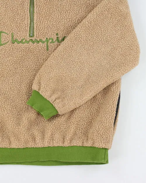 Vintage 2000's Champion Teddy Half Zip Fleece - L sold by Rokit product image thumbnail 4