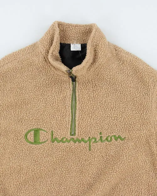 Vintage 2000's Champion Teddy Half Zip Fleece - L sold by Rokit product image thumbnail 3
