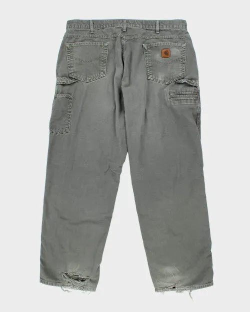 Vintage Carhartt Single Knee Carpenter Trousers - W36 L30 sold by Rokit product image thumbnail 2