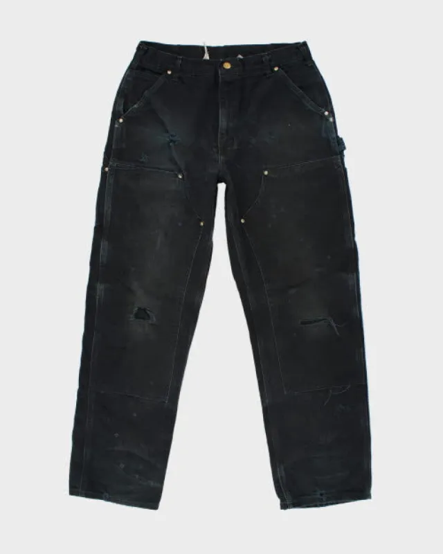 Vintage Carhartt Relaxed Fit Double Knee Carpenter Trousers - W30 L29 sold by Rokit