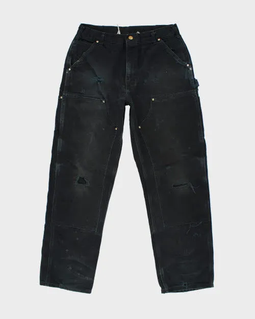 Vintage Carhartt Relaxed Fit Double Knee Carpenter Trousers - W30 L29 sold by Rokit