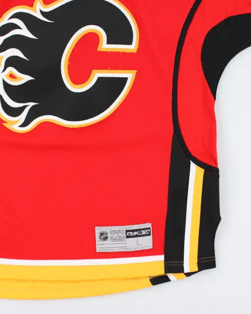 Vintage Reebok NHL Calgary Flames Hockey Jersey - L sold by Rokit product image thumbnail 4