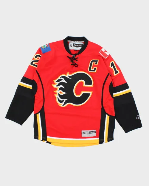 Vintage Reebok NHL Calgary Flames Hockey Jersey - L sold by Rokit
