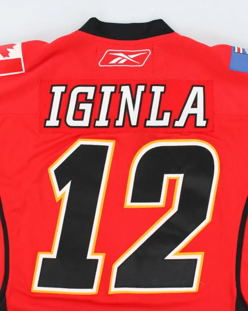 Vintage Reebok NHL Calgary Flames Hockey Jersey - L sold by Rokit product image thumbnail 5