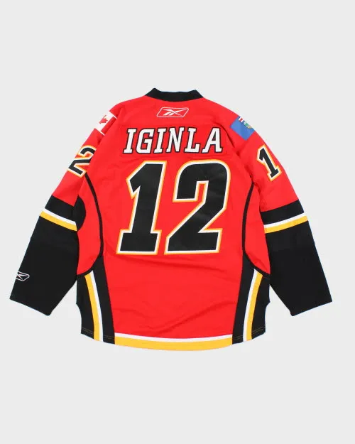 Vintage Reebok NHL Calgary Flames Hockey Jersey - L sold by Rokit product image thumbnail 2