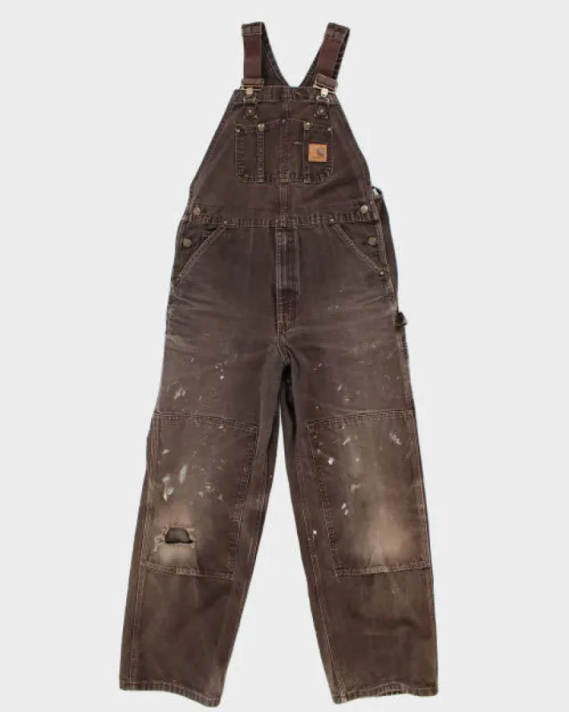 Vintage 90's Carhartt Heavyweight Workwear Dungarees - W32 L32 sold by Rokit