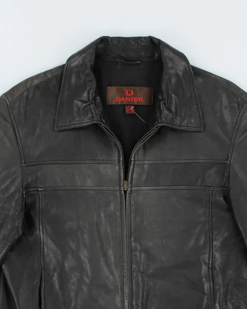 Vintage 2000's Danier Zip Up Biker Leather Jacket - M sold by Rokit product image thumbnail 3