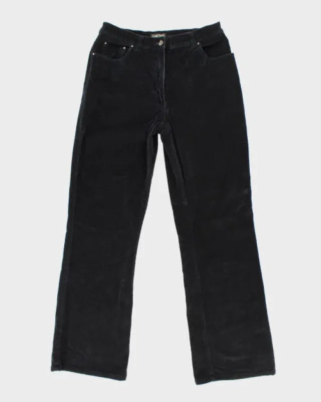 Vintage Jean Pierre Black Cord Trousers - W34 L33 sold by Rokit