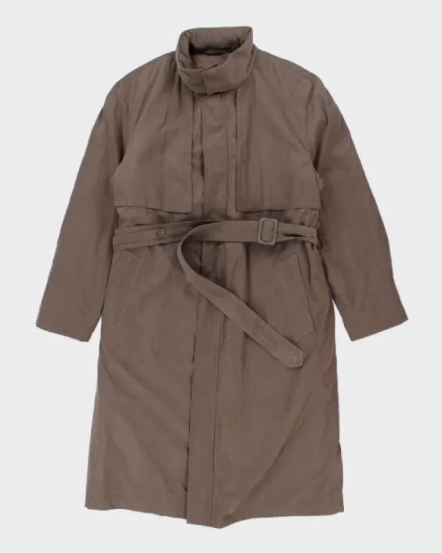 London Fog Khaki Lined Coat - L sold by Rokit