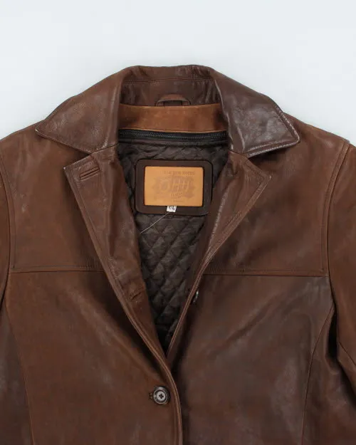 Vintage OHH Double Breasted Button Up Leather Jacket - L sold by Rokit product image thumbnail 3