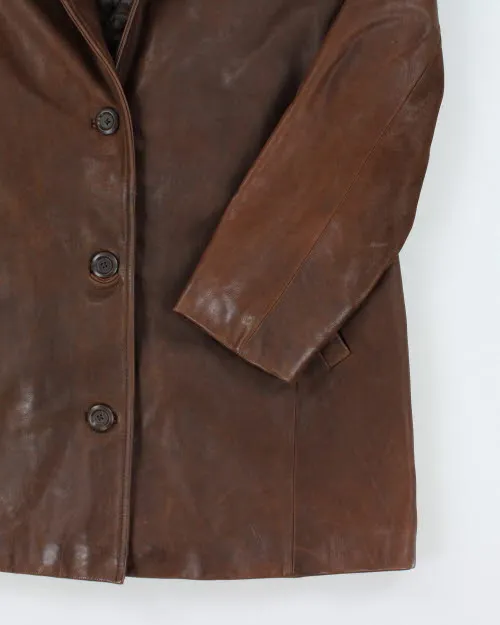 Vintage OHH Double Breasted Button Up Leather Jacket - L sold by Rokit product image thumbnail 4