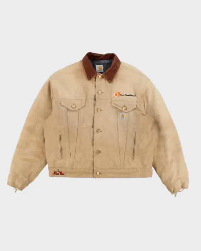 Vintage 90's Carhartt Detroit Embroidered Work Jacket - M sold by Rokit