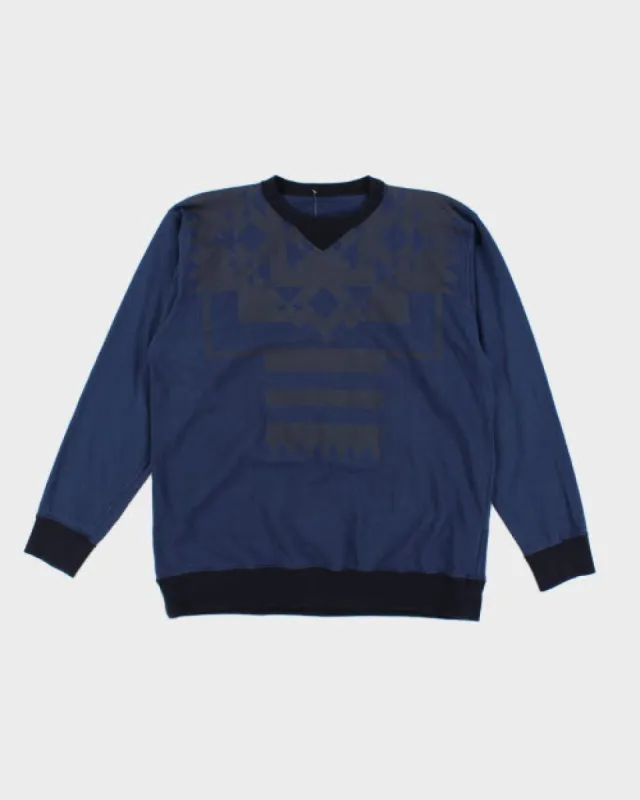 Vintage Japanese Sacai Geometric Long-sleeve T-Shirt - L sold by Rokit