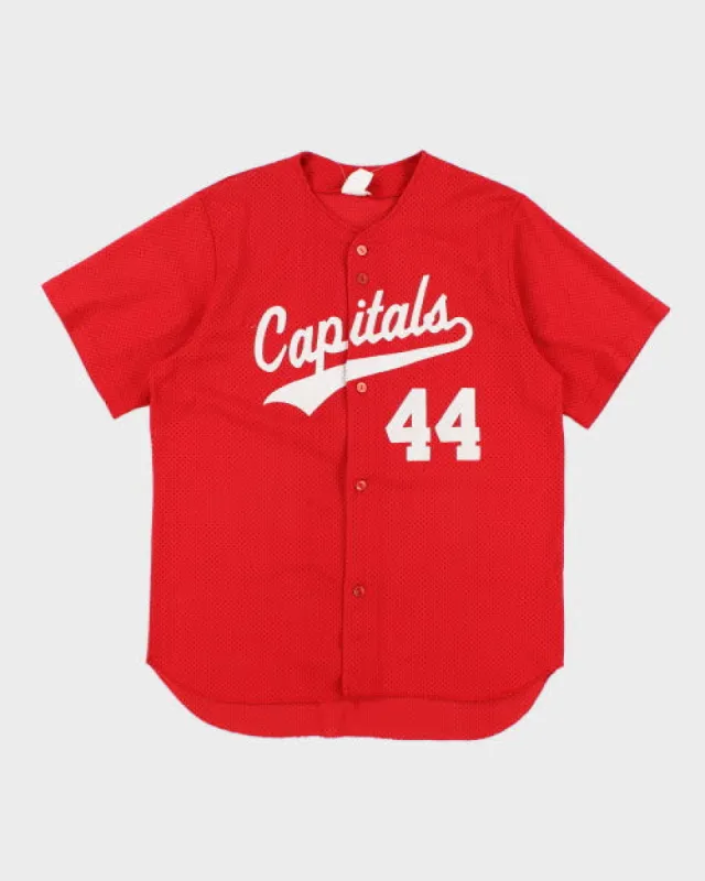 Vintage 90's Capitals Baseball Jersey - XL sold by Rokit