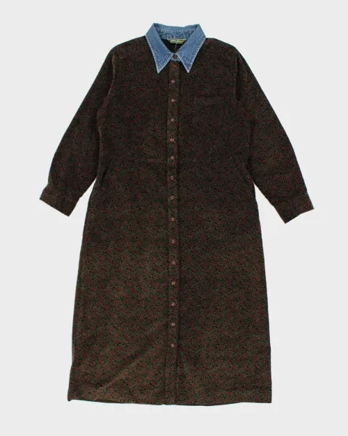 Vintage Eddie Bauer Corduroy Floral Jacket - M sold by Rokit