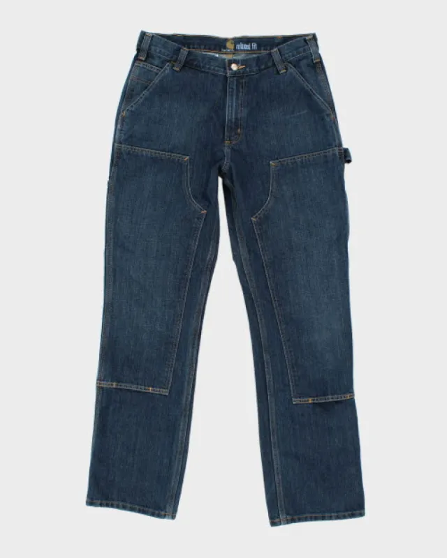 Vintage Carhartt Relaxed Fit Double Knee Carpenter Trousers - W32 L31 sold by Rokit
