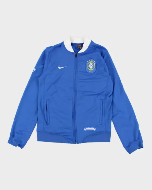 Vintage 2000's Nike Brazil Foot Zip Up Sweatshirt - M sold by Rokit