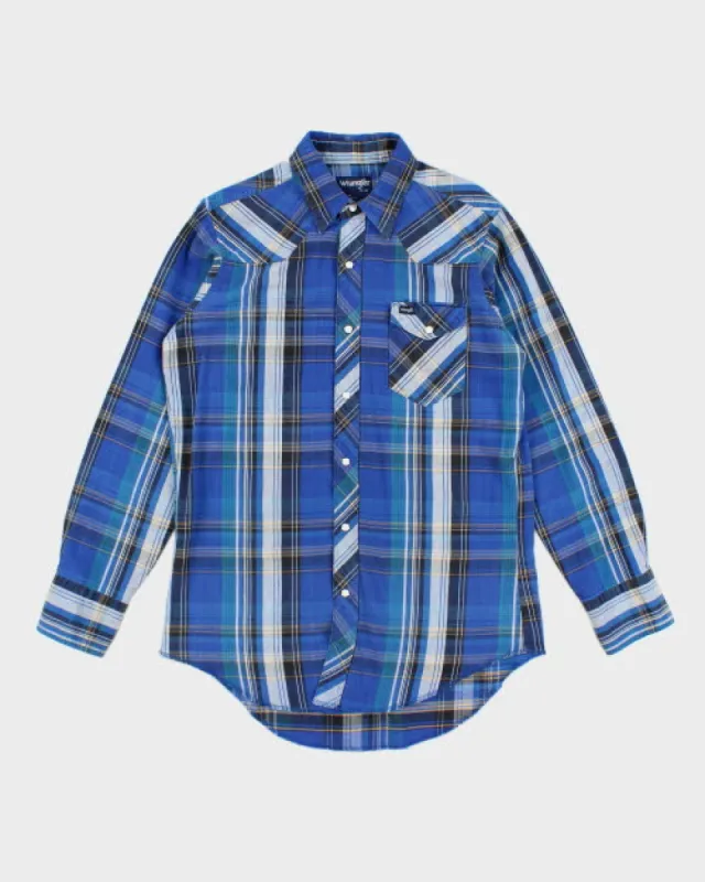 Vintage 90's Wrangler Snap Button Western Shirt - L made by Wrangler