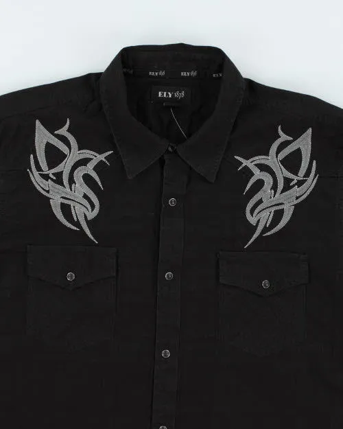 Vintage Y2K Tribal Embroidered Western Shirt - XL sold by Rokit product image thumbnail 3