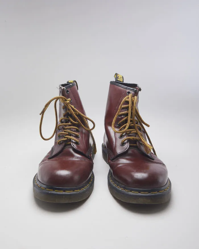 Vintage 90's Dr Martens 1460 Oxblood boots - UK 9 sold by Rokit product image thumbnail 3