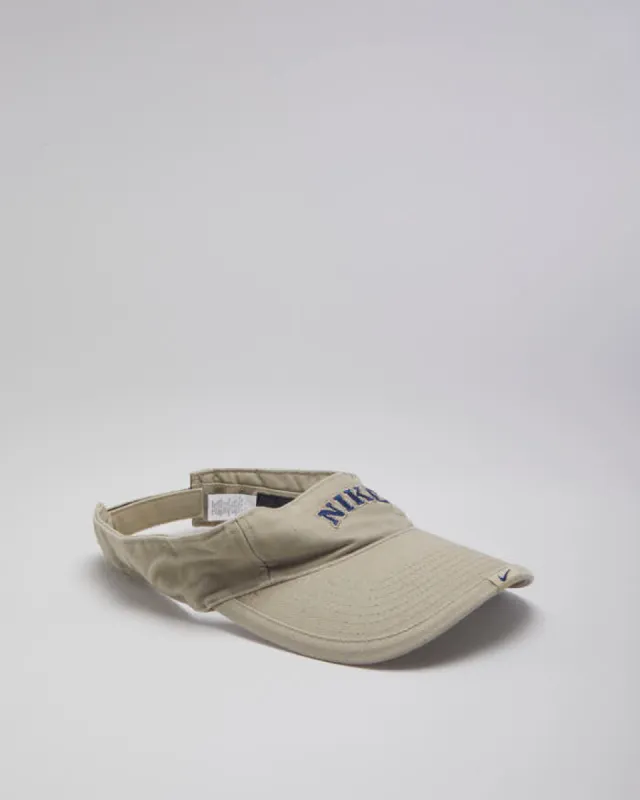 00s Nike Beige Visor Cap - O/S sold by Rokit