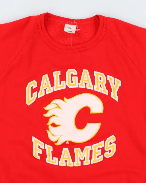 Vintage 1980's NHL Calgary Flames Sweatshirt - XL sold by Rokit product image thumbnail 3