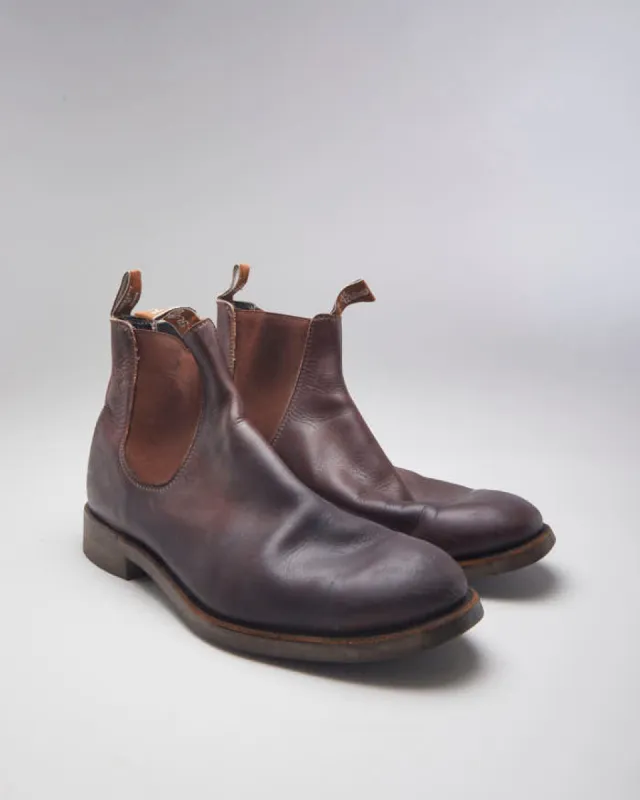 Vintage R.M. Williams Oxblood Chelsea boots - UK 12 sold by Rokit