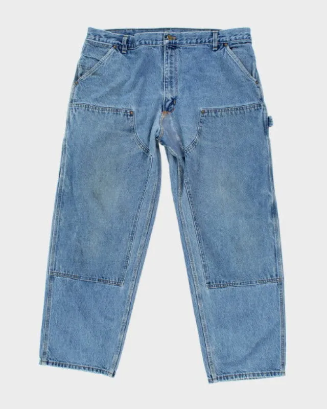 Vintage 90's Carhartt Wide Leg Double Knee Jeans - W36 L29 sold by Rokit