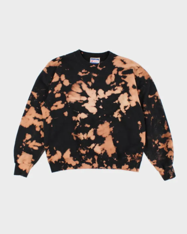 Vintage 90's Hanes Heavyweight Bleach Dyed Sweatshirt - M sold by Rokit