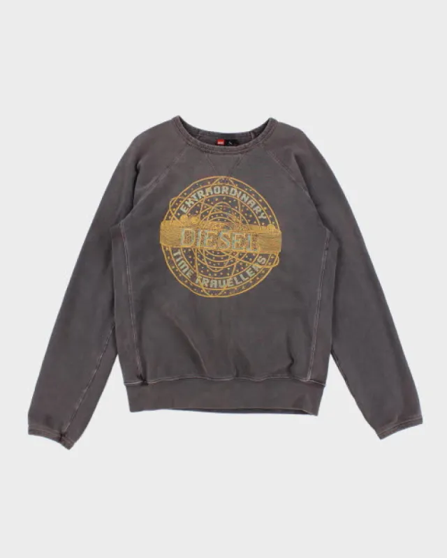 Vintage Y2K Diesel Over-dyed Sweatshirt - XL sold by Rokit