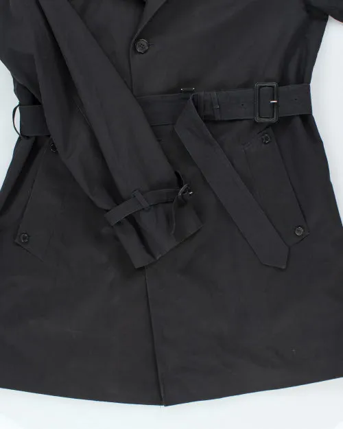 Vintage 90's Navy Aquascutum Heavyweight Long Overcoat - L sold by Rokit product image thumbnail 4