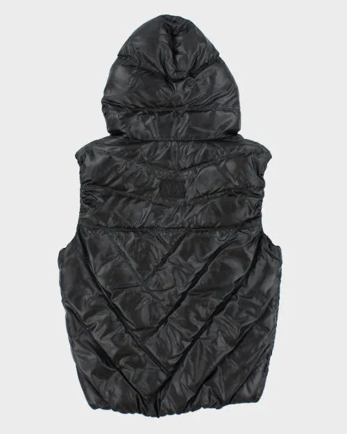 Vintage Armani Exchange Hooded Puffer Vest - L sold by Rokit product image thumbnail 2