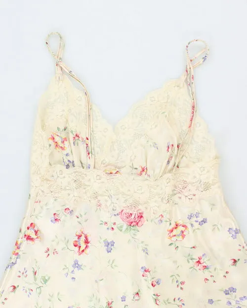 Vintage 90s Versailles Floral Slip Dress - M sold by Rokit product image thumbnail 4