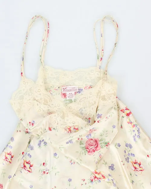 Vintage 90s Versailles Floral Slip Dress - M sold by Rokit product image thumbnail 3