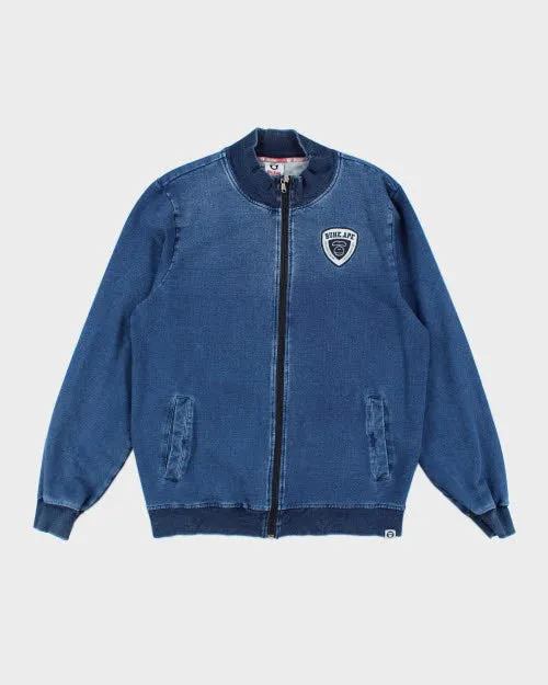 Vintage BAPE Over-dyed Full Zip Sweatshirt - XXL sold by Rokit
