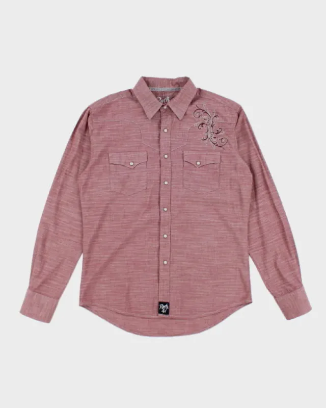 Vintage Y2K Wrangler Rock 47 Western Shirt - M sold by Rokit