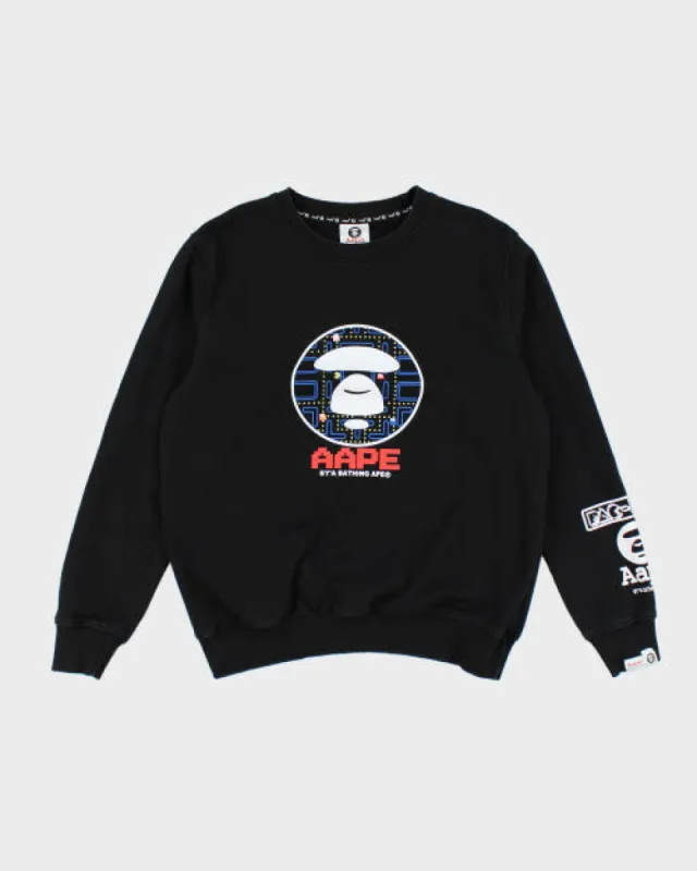 Vintage AAPE x Pacman Centre Print Sweatshirt - XL sold by Rokit