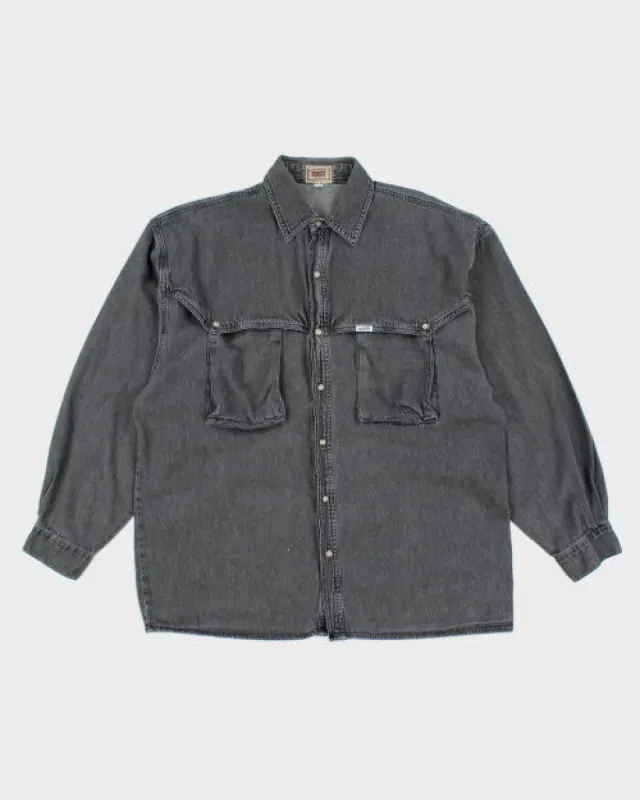 Vintage 90's Guess Jeans Long-sleeve Denim Shirt - XL sold by Rokit