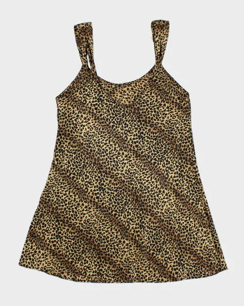 Vintage 90s Amanda Stewart Leopard Print Slip - S sold by Rokit product image thumbnail 2