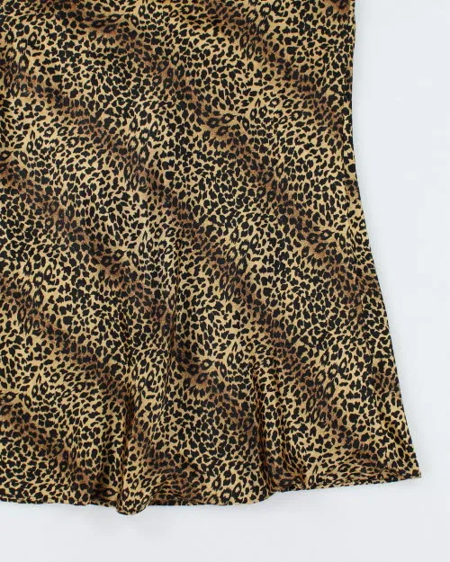 Vintage 90s Amanda Stewart Leopard Print Slip - S sold by Rokit product image thumbnail 4